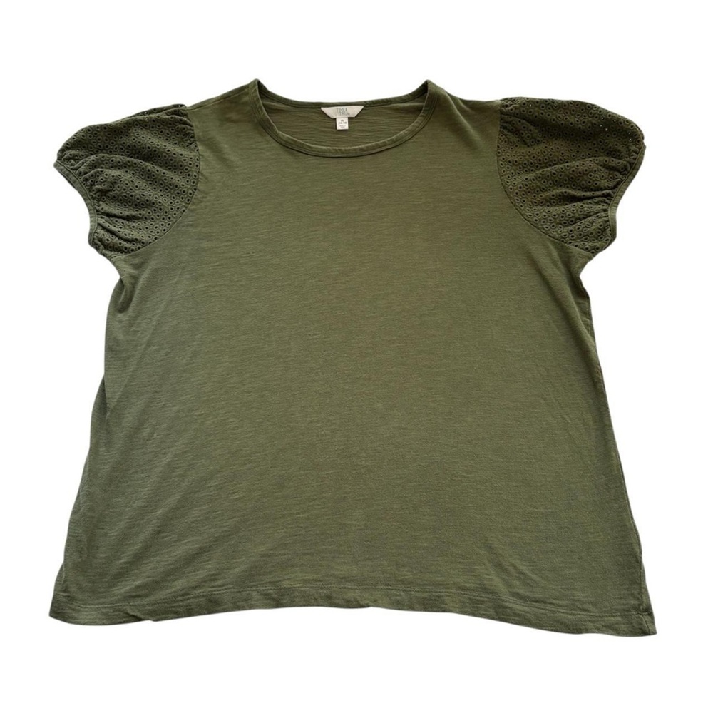 Time and Tru Green Top